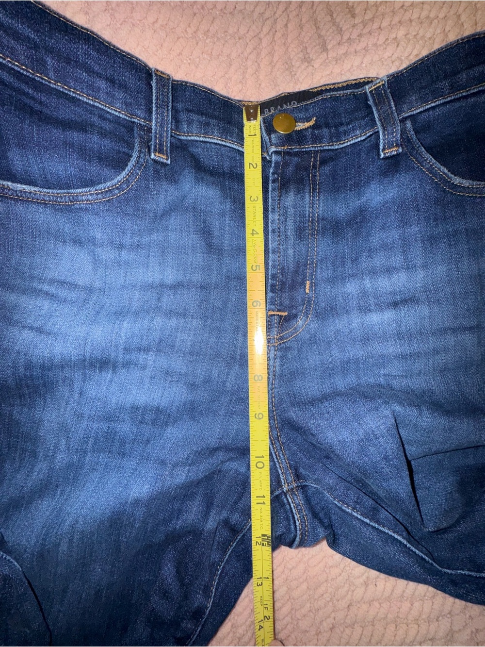 J Brand Alana High Rise Crop Skinny Jeans Dark Wash Stretch Denim Size 30 - Picture 5 of 13